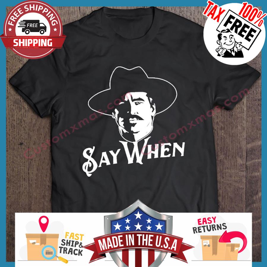 Val Kilmer Doc Say When shirt