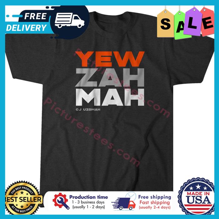 Yew Zah Mah GJ Uzomah shirt