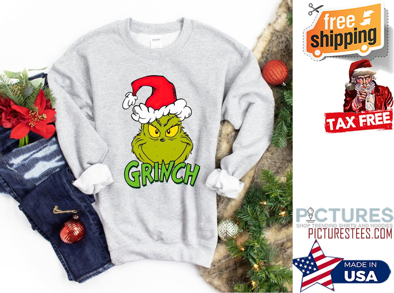 2021 The Grinch Santa Christmas Shirt - Picturestees Clothing Llc