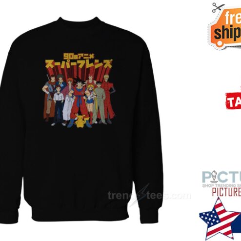 90s Anime Super Friends Shirt