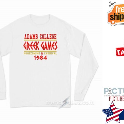 Adams College Greek Games Long Sleeve
