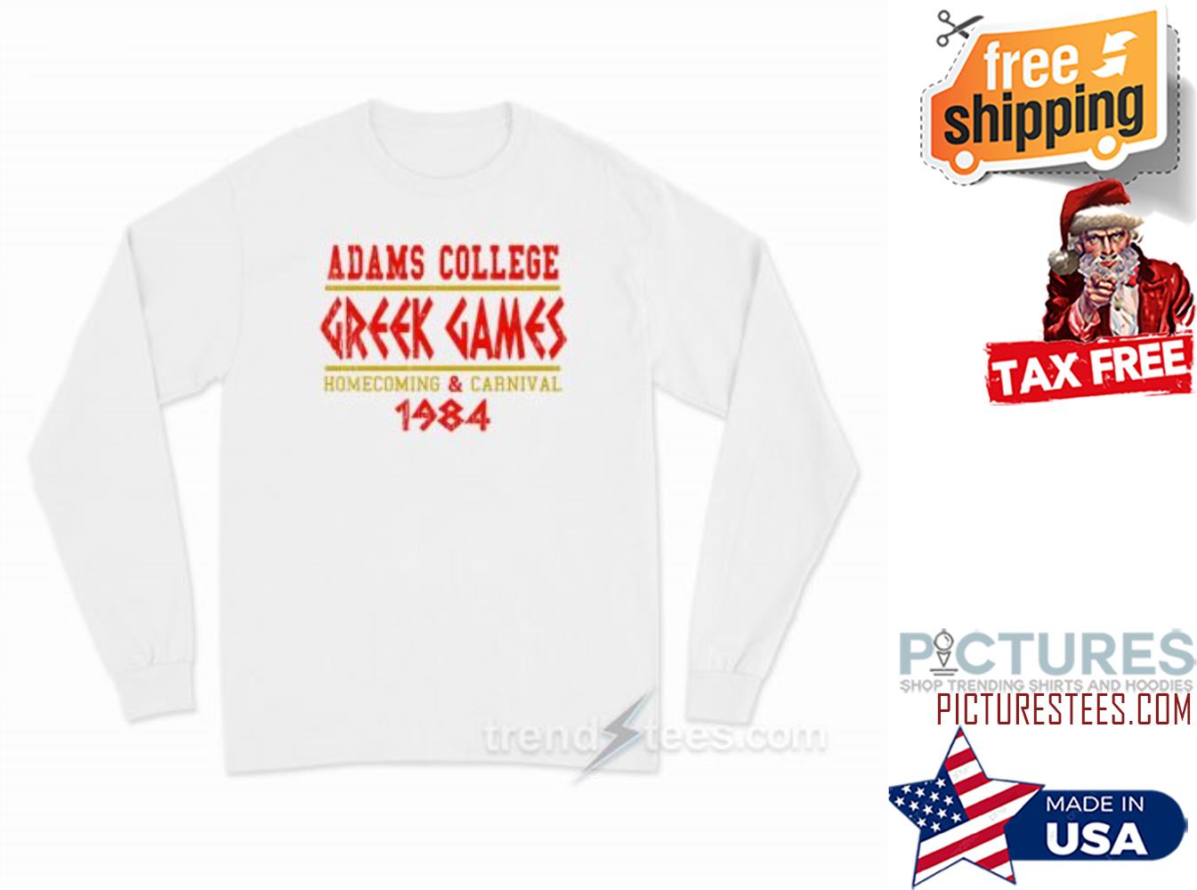 Adams College Greek Games Long Sleeve
