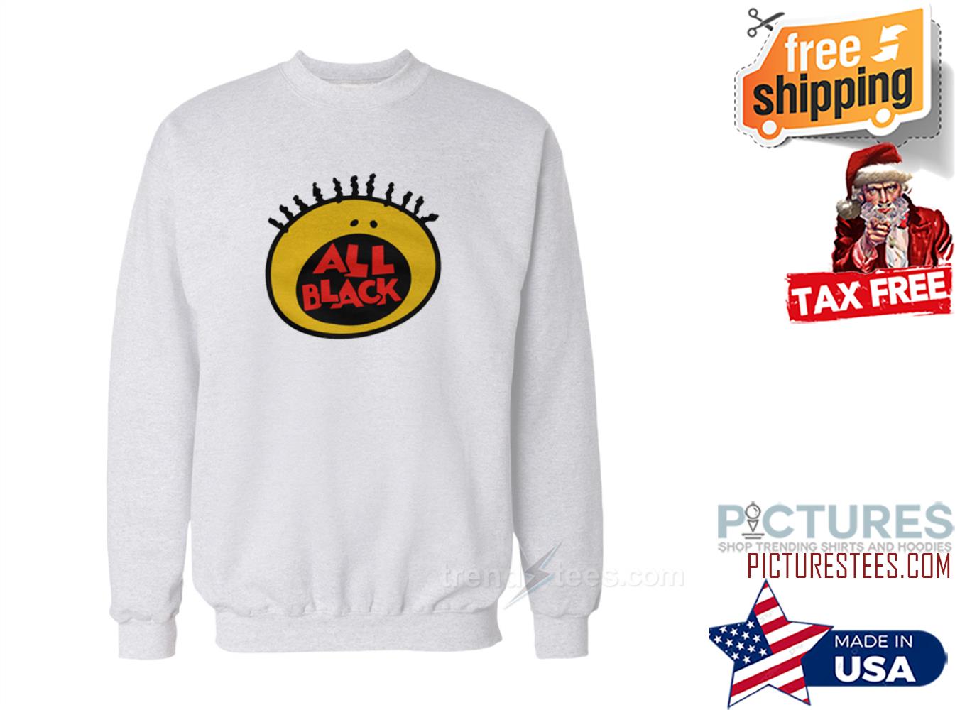 All Black 90s Throwback Sweatshirt All Black 90s Throwback Sweatshirt