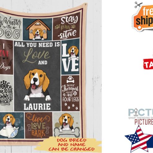 ALL YOU NEED PERSONALIZED CUSTOM FLEECE BLANKET