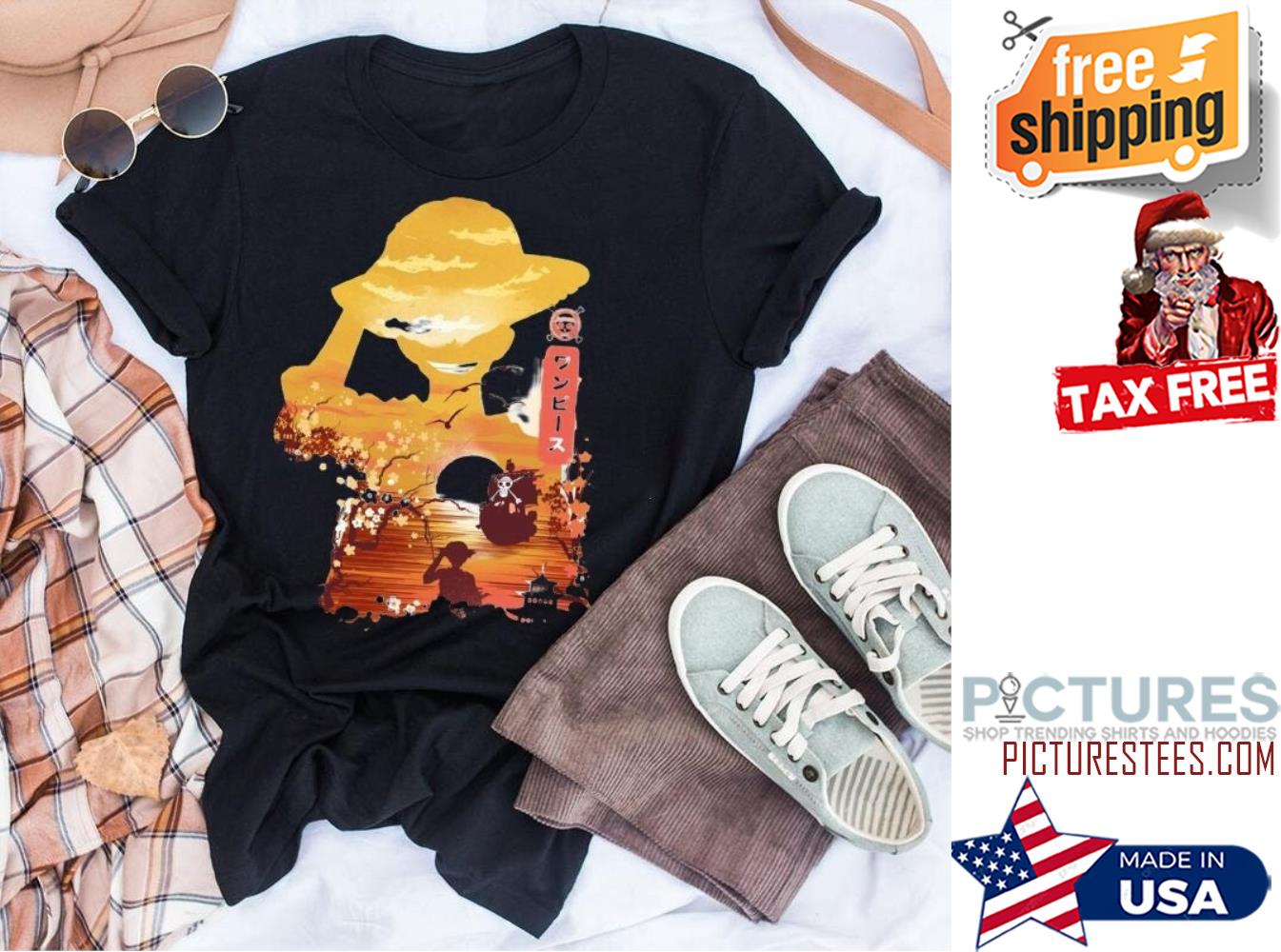 Anime Character Monkey D Luffy Shirt