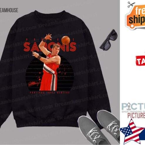 Arvydas Sabonis Portlandrail Blazer Shirt