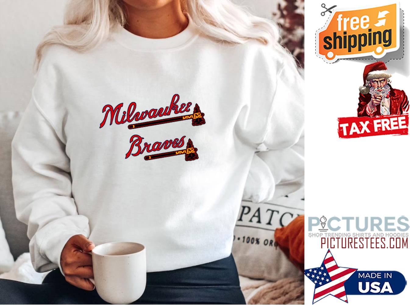 Atlanta Braves Retro 1990s MLB Vintage ATL Sweatshirt Baseball Lover Gift