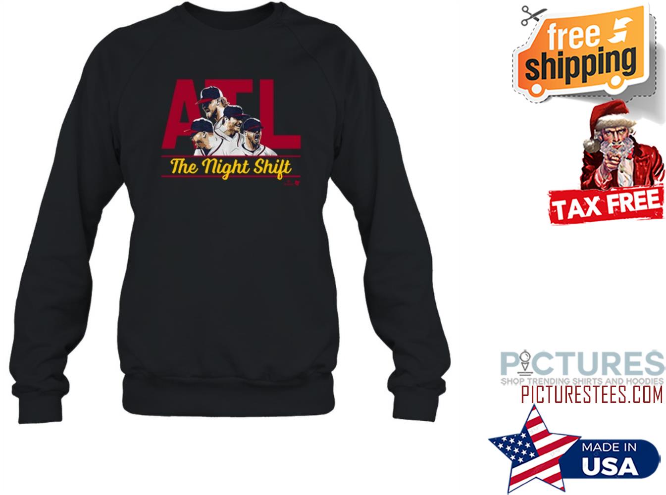 Atlanta Braves The Night Shift Sweater