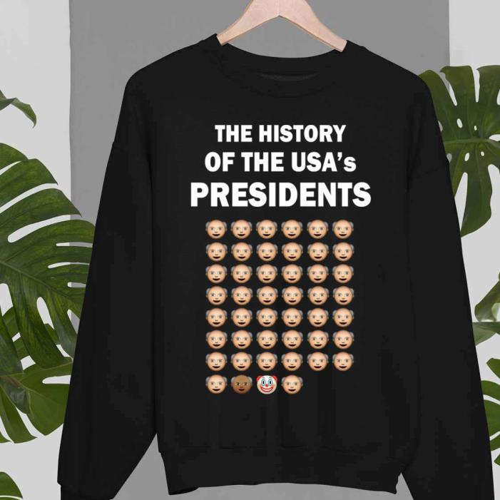 The History Of The Usa Presidents Emoji Style Biden Clown shirt
