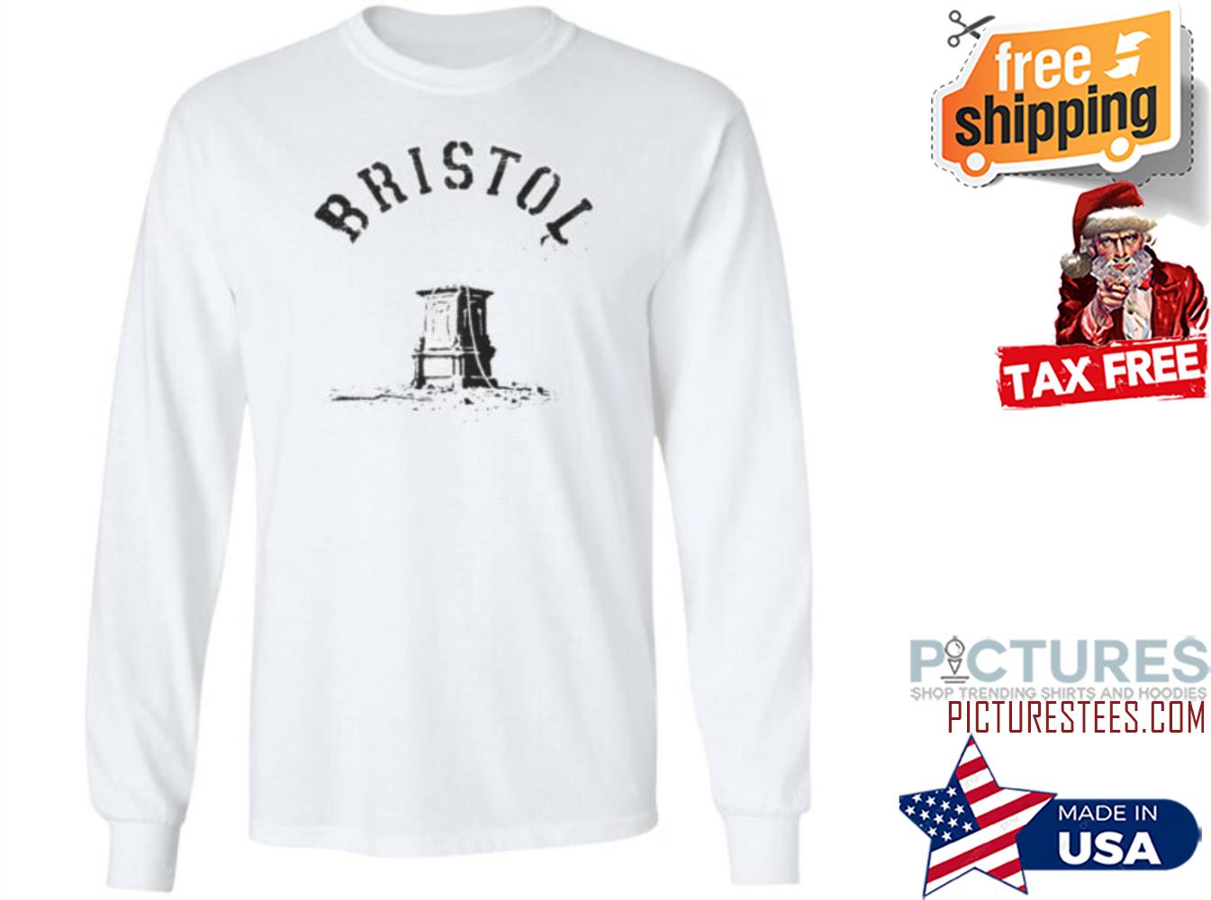 Banksy Makes Bristol Shirt Statue Of Edward Colston Sweatshirt