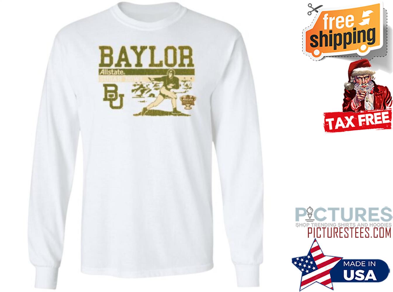 Baylor Athletics University Bears Football 2021 Sugar Bowl Bound Baylorbook Store Sweatshirt