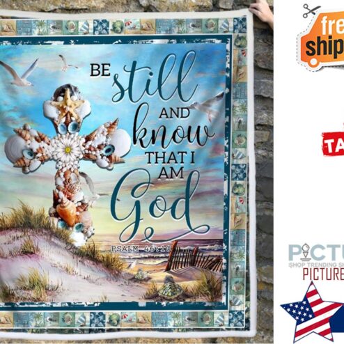 Be Still And Knowhat I Am God Beach Sofahrow Blanket