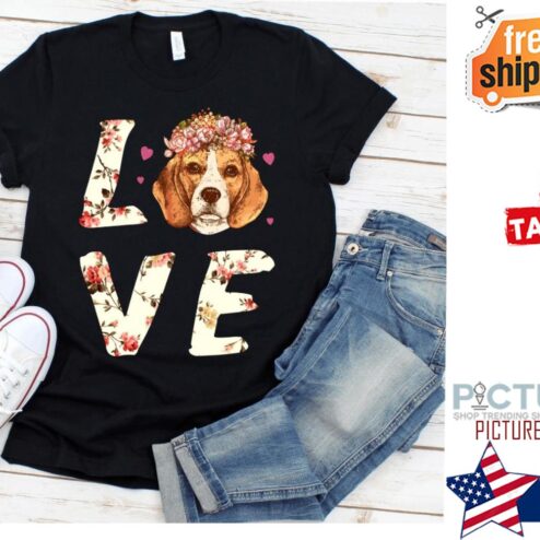 Beagle Dog Lover Gift Mom Dad Shirt