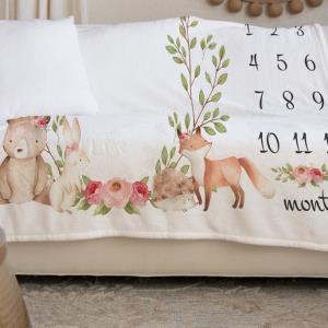 Bear Milestone Blanket, Custom Woodland Blanket unisex, hoodie, sweatshirt Bear Milestone Blanket, Custom Woodland Blanket unisex, hoodie, sweatshirt