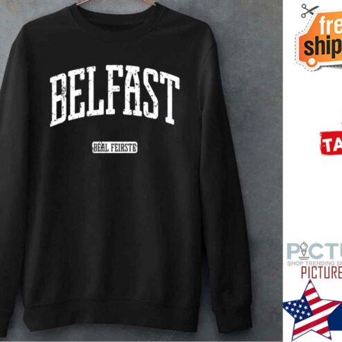 Belfast White College Style Shirt