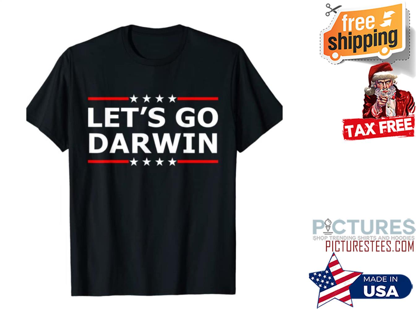 Best let's go darwin american flag shirt