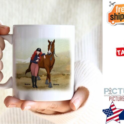 Beware I Ride Horses Personalized Mug