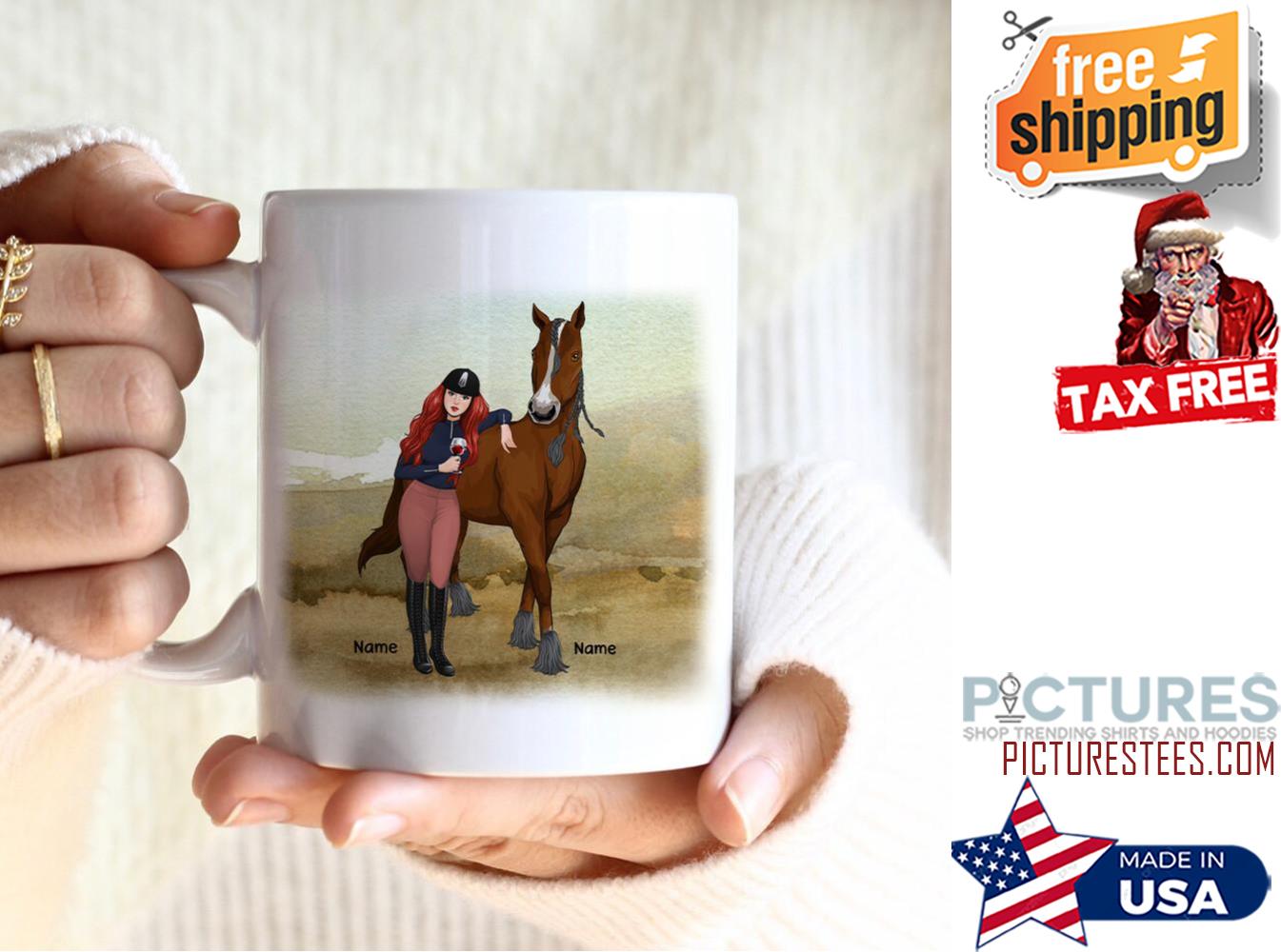Beware I Ride Horses Personalized Mug