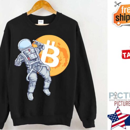 Bitcoin Astronaut Btc Mooning Shirt