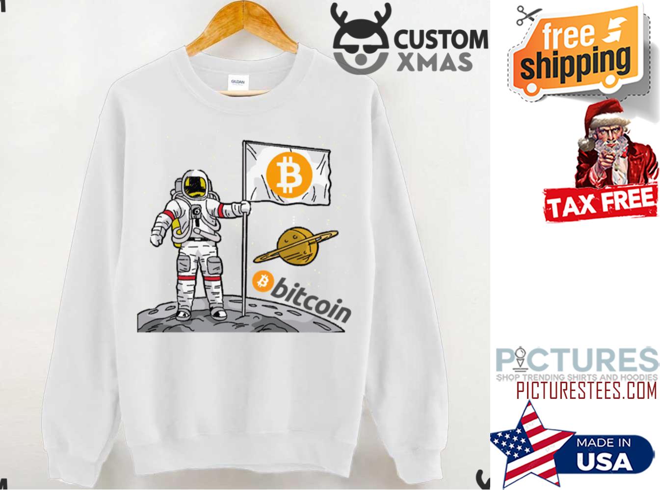 Bitcoin To The Moon Dabbing Sweater
