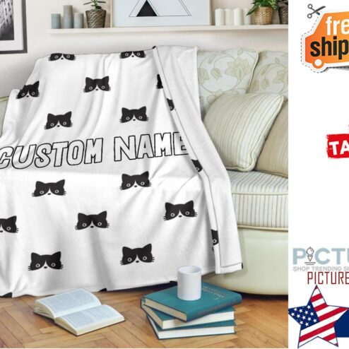 Black Cat Adult Blanket