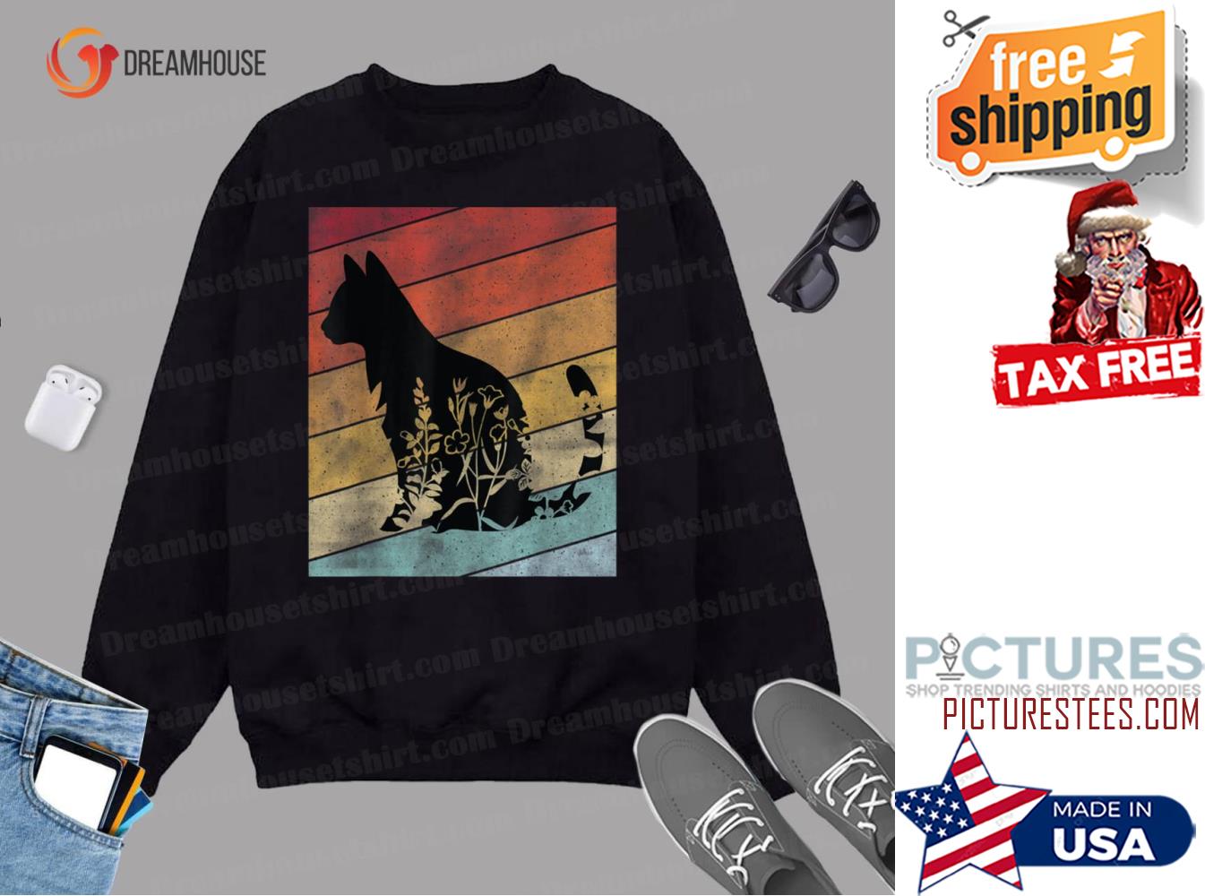 Black Cat Sweatshirt