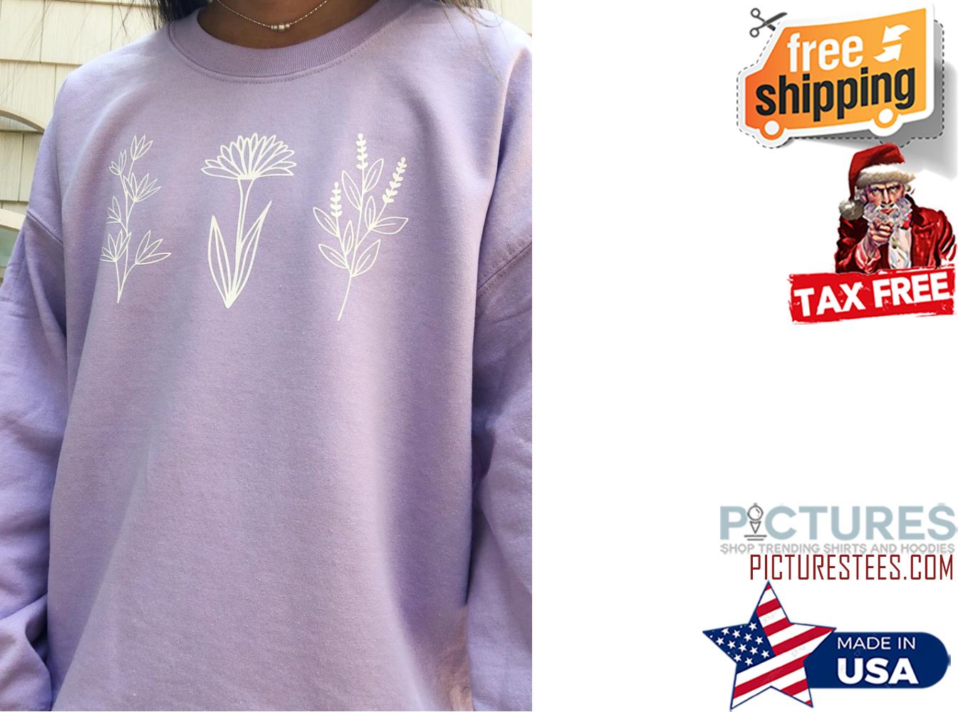 Botanical Floral Sweatshirt