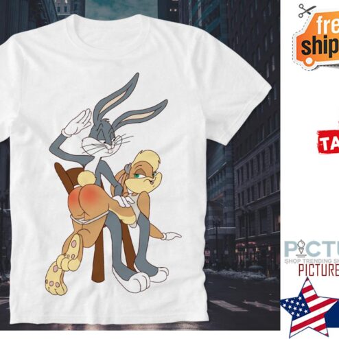 Bugs Bunny Spanks Lola Fun Funny Joke Cult Dope Swag Skate Skater Thrasher Shirt
