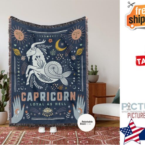 Capricorn Blanket Zodiac Blanket