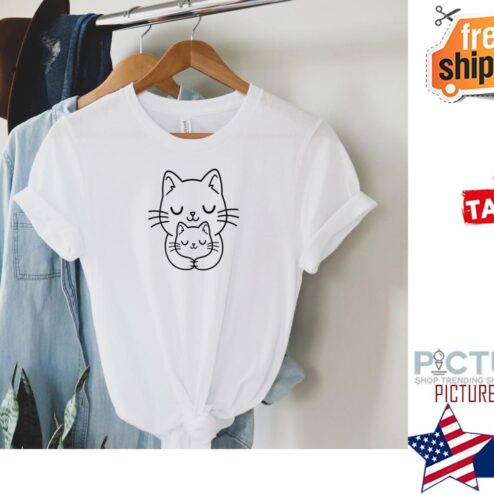 Cat Shirt, Cat Tee, Cat lover shirt, Cat shirt for women, Cat shirt, Cute cat shirt, Cat graphic tees, Funny Cat Shirt, Cat Mom Shirt