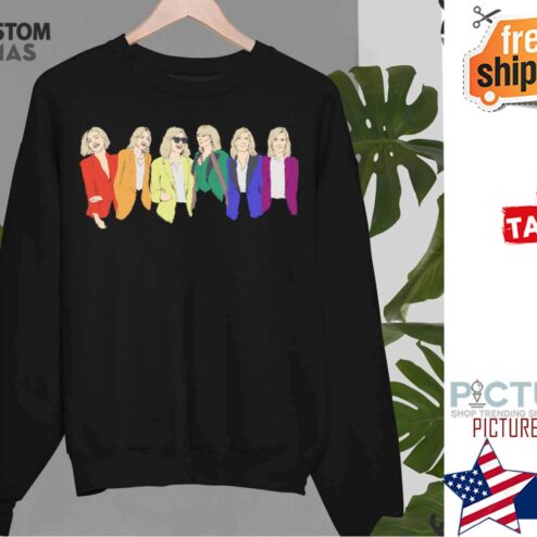 Cate Blanchett Rainbow Pride Flag Sweater