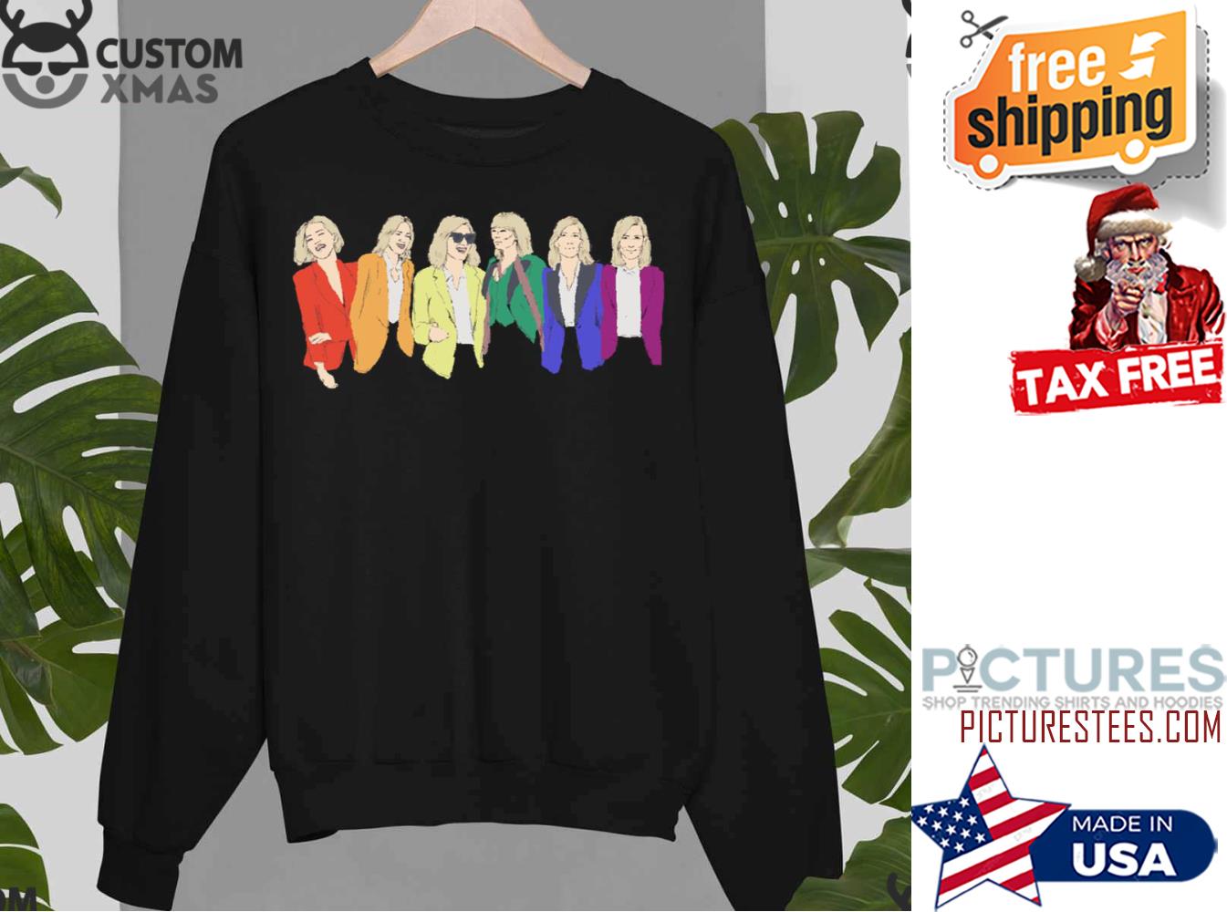 Cate Blanchett Rainbow Pride Flag Sweater