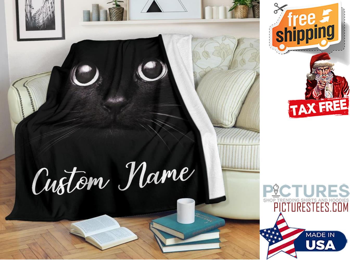 Cats Blanket Cat Throw blanket Cat Mom Dad Blanket Cats Fleece blanket