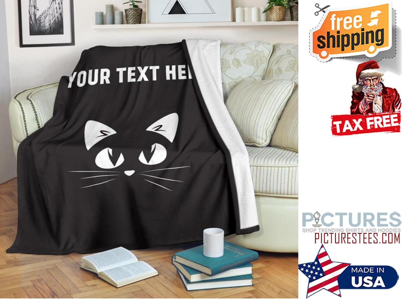 Cats Blanket Cats print Blanket Cat Throw blanket Cat Mom Blanket Cats Fleece blanket
