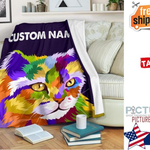 Cats Blanket Cats print Blanket Cat Throw blanket Cat Mom Dad Blanket Fleece blanket