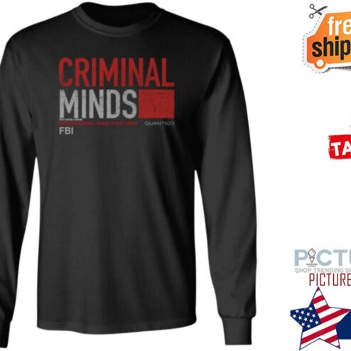 Cbs Store Criminal Minds Distressed BAU Quantico Shirt