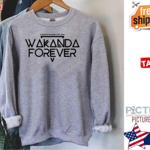 Chadwick Boseman Wakanda Forever Rest In Peace Black Panther Shirt