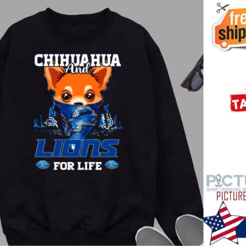 Chihuahua 4life Detroit Lions Shirt
