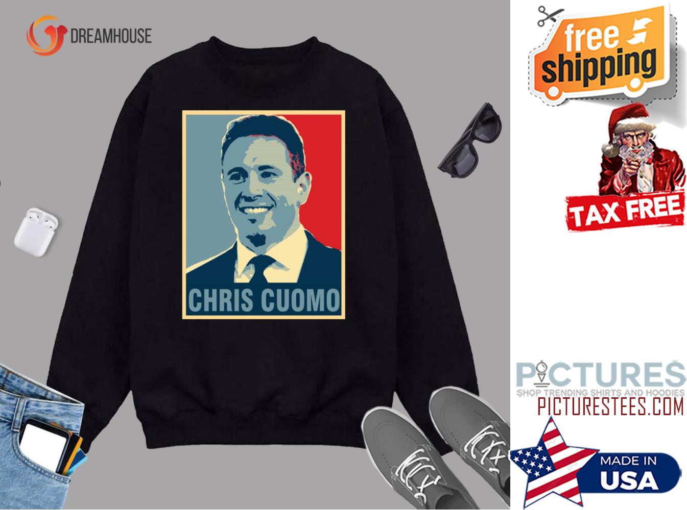 Chris Cuomo Hope Poster Style Sweater