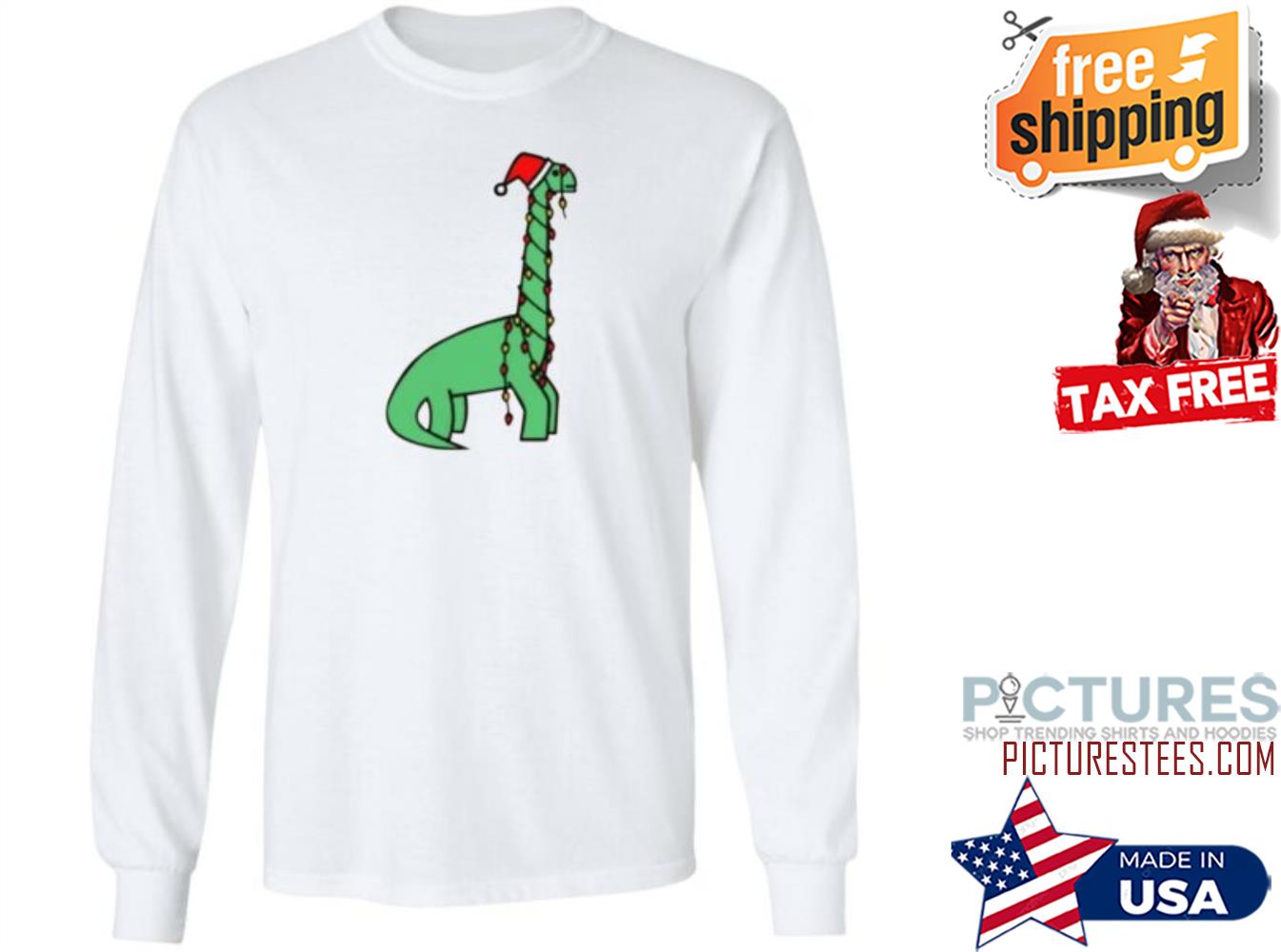 Christmas Dreadnoughtus Shopdinosaur Sweatshirt