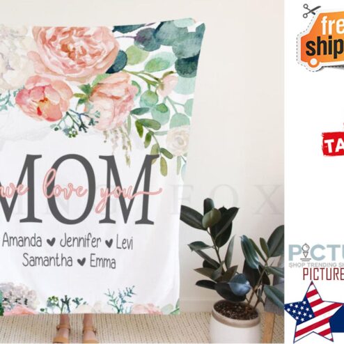 Christmas Gift For Mom Grandparents, Christmas Blanket
