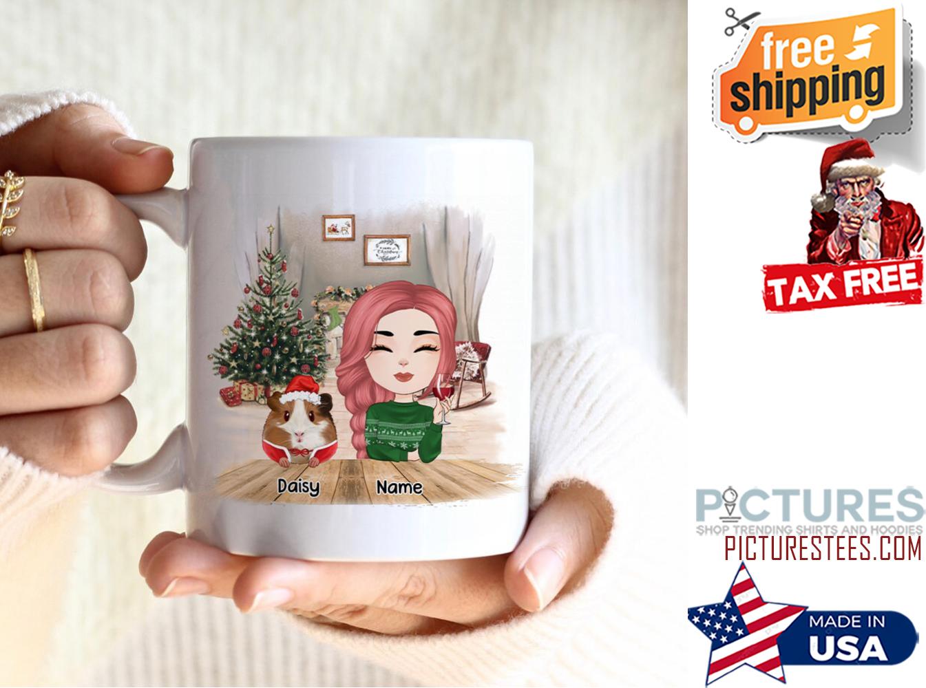 Christmas Guinea Pigs Lovers Personalized Mug