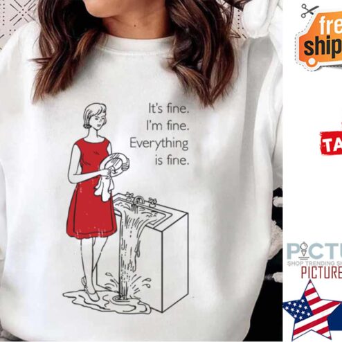 Cookie Theft Mom Everything Is Fine Shirt