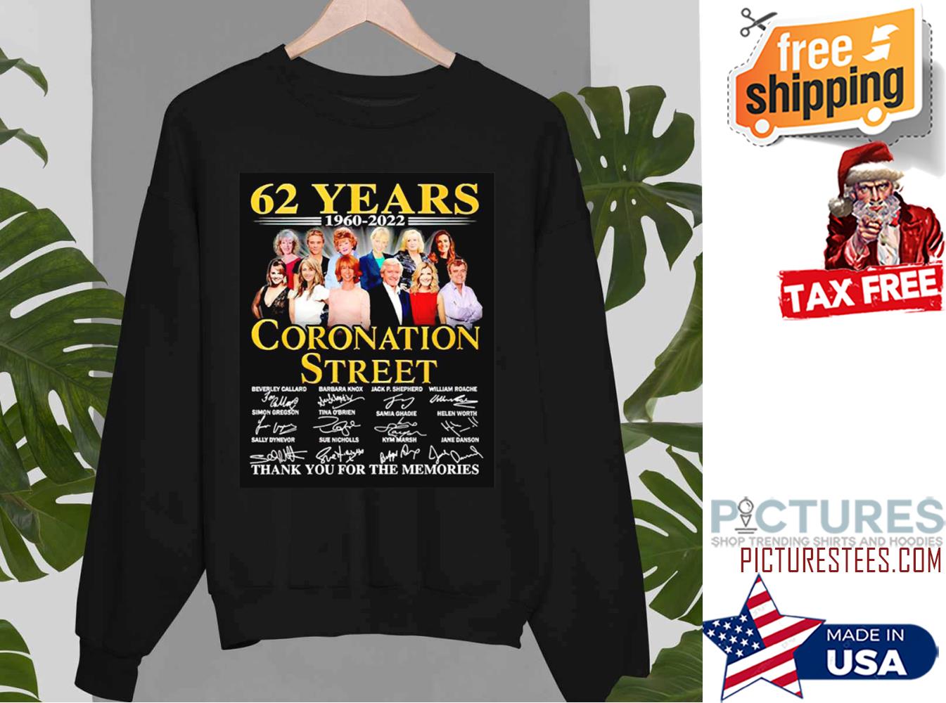 Coronation Street 62 Years Signatures 2022 Sweatshirt