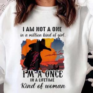Cowgirl Once In Lifetime Kind Of Woman Western Vintage Sweats unisex, hoodie, sweatshirt Cowgirl Once In Lifetime Kind Of Woman Western Vintage Sweats unisex, hoodie, sweatshirt