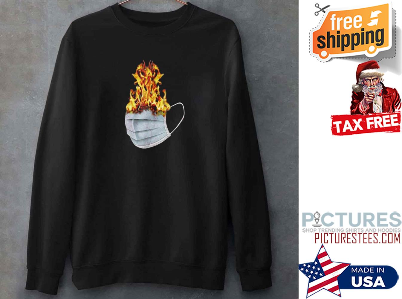 Culture Social Expression Masks Surreal Flame 2022 Sweatshirt