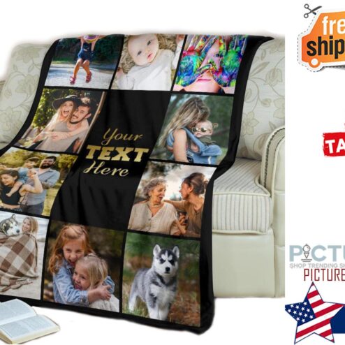 Custom Blanket, Photo Blanket, Family Blanket