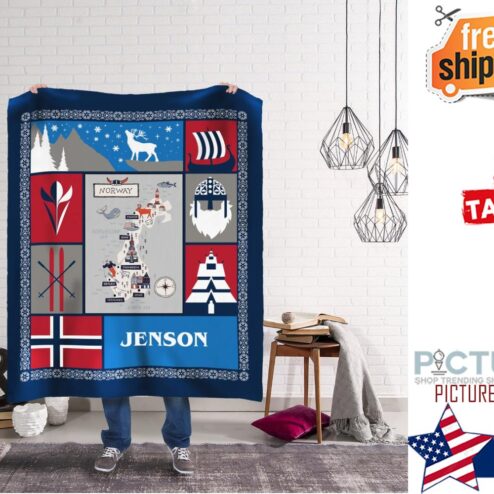 Custom Norway Heritage Blanket