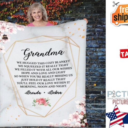 Customized Blanket For Grandma, Grandpa, Nana, Papa Blanket