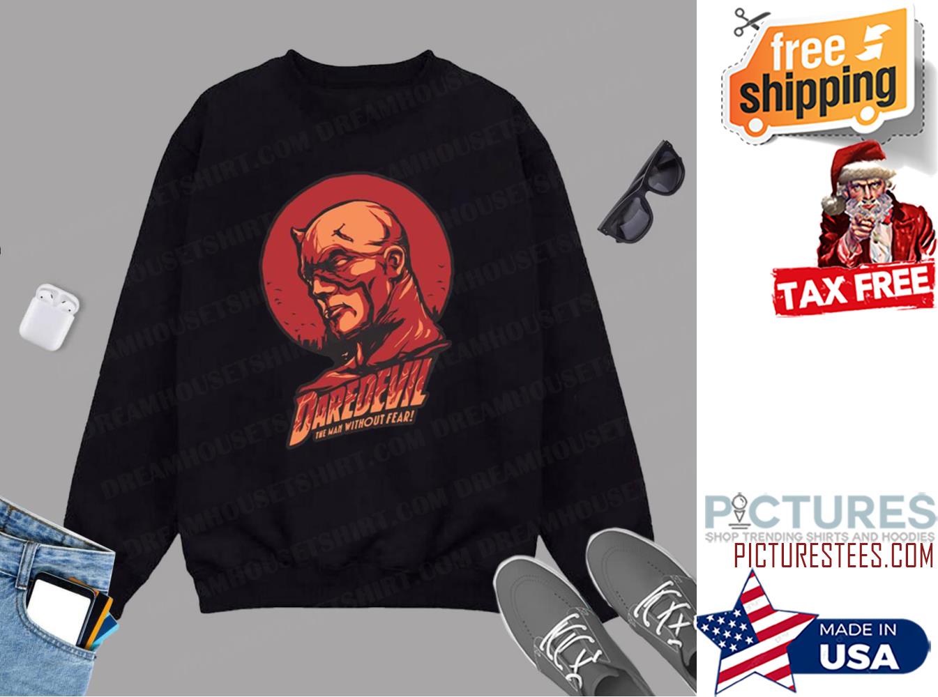 Dare Devil The Man Without Fear Sweatshirt